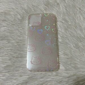 Hello Kitty iPhone 15 Case Pink Kawaii Y2K